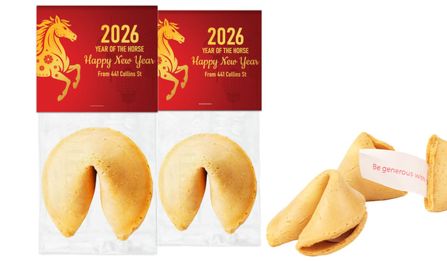 Happy Fortune Cookie With Custom Topper