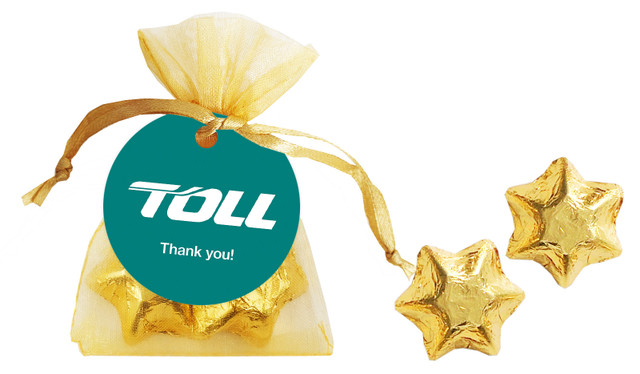 Courier Transport Branded Organza Bags