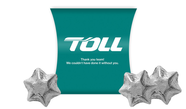 Courier Transport Branded Pillow Boxes