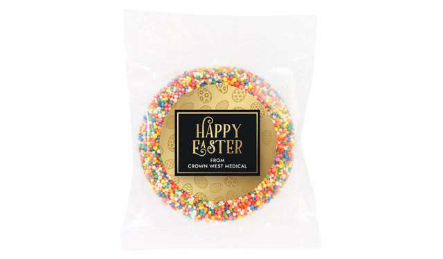 Bold Gold Personalised Easter Giant Chocolate Freckles