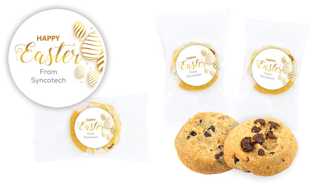 Bright Shiny Eggs  Personalised Bite-Size Cookie 5g