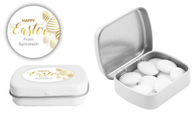 Bright Shiny Eggs Personalised Mint Tins