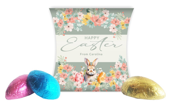 Forest Rabbit Easter Pillow Box