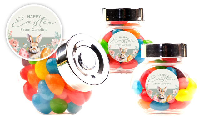 Forest Rabbit Easter Custom Mini Candy Jar