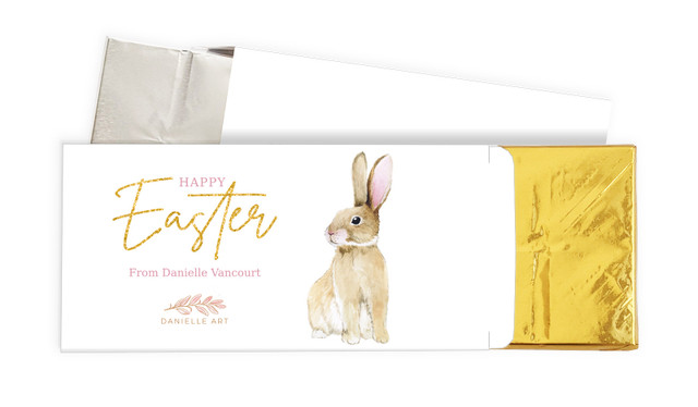 Perfect Bunny Personalised Chocolate Bar In A Box