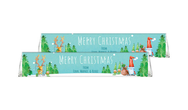 A Water Colour Christmas Custom Christmas Toblerones 50g