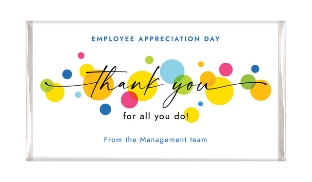 Employee Appreciation Day Chocolate Bars