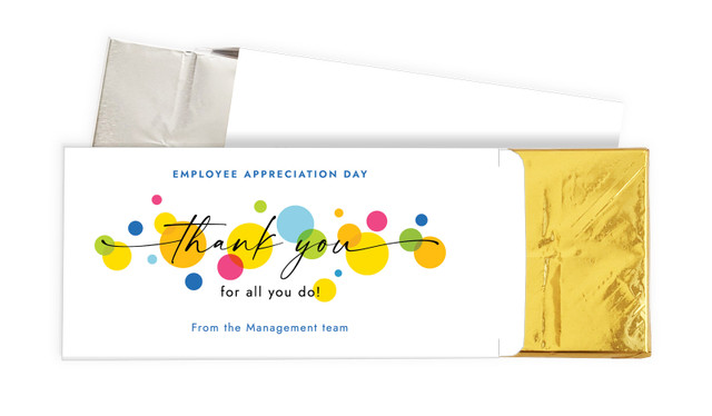 Employee Appreciation Day Chocolate Bar In A Box