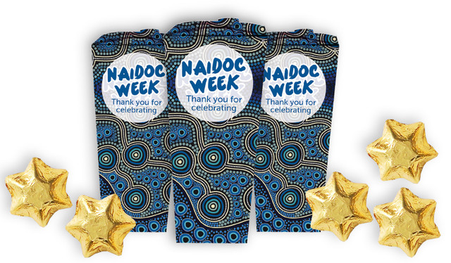 Blue National NAIDOC Week Personalised Chocaboxes