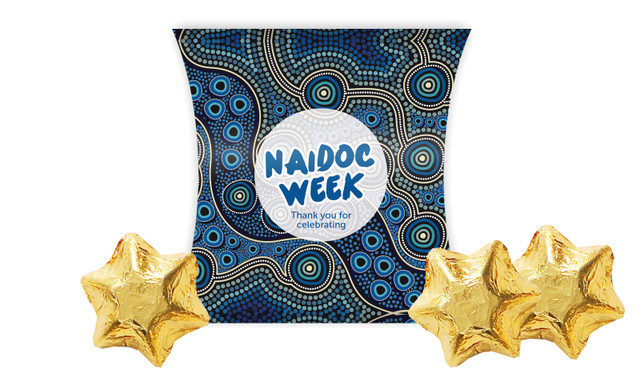 Blue National NAIDOC Week Personalised Pillow Boxes