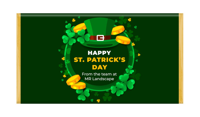 Fun Personalised St Patrick's Day Chocolate Bars
