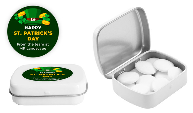 Fun Personalised St Patrick's Day Mint Tins