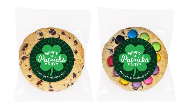 Shamrock Personalised St Patrick's Day Cookies