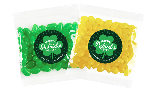 Shamrock Personalised St Patrick's Day Lolly Bag