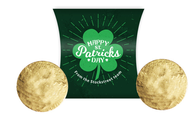 Shamrock Personalised St Patrick's Day Pillow Boxes