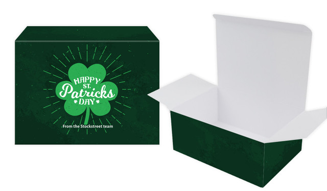 Shamrock Personalised St Patrick's Day Tuck Gift Box