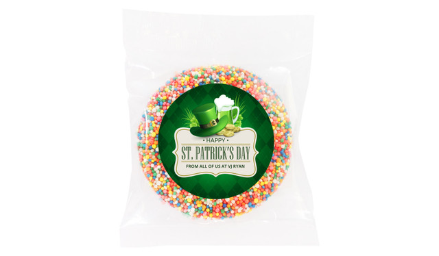 Argyle Personalised St Patrick's Day Chocolate Freckle