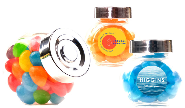 Mini Candy Jars With Jelly Beans