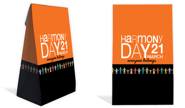 Harmony Day Branded Gusset Favour Bag