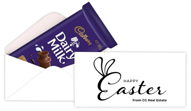 Fun Font Easter Personalised Cadbury Bar Box (Box Only)