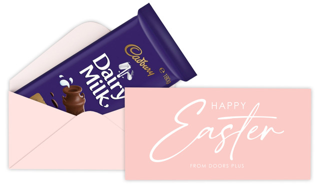 Pretty Pink Easter Personalised Cadbury Bar Box (Box Only)