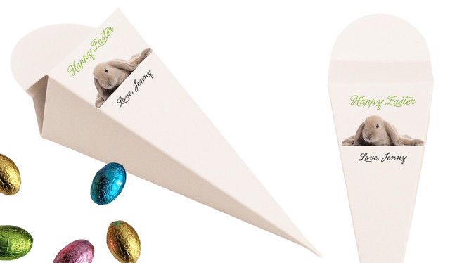 Floppy Eared Rabbit Easter Carrot Box