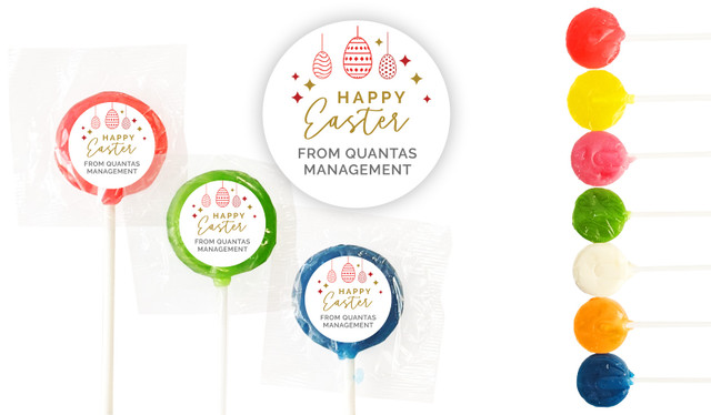 Hanging Eggs Personalised Mini Lollipops