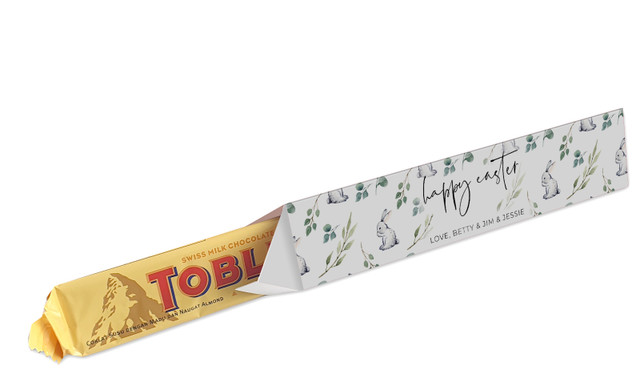 Eucalypt Personalised Toblerone Bar Box