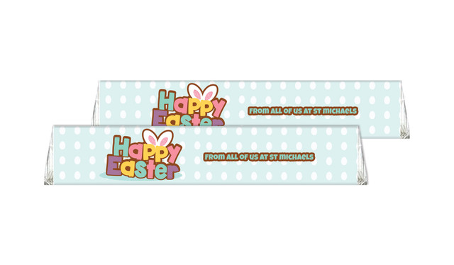 Happy Easter Personalised Toblerone Bar 50g