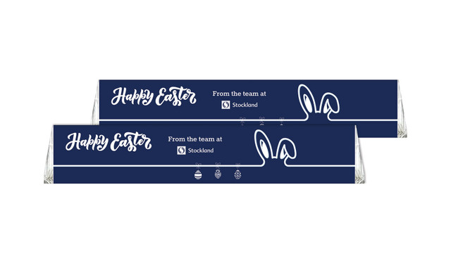 Corporate Easter Personalised Toblerone Bar 50g