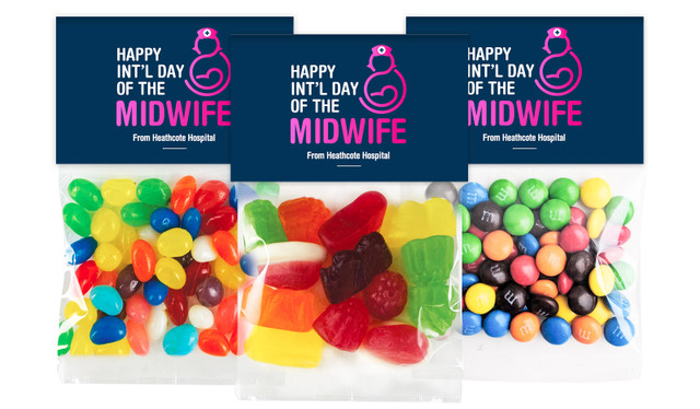 International Midwife Day Lolly Bag With Topper
