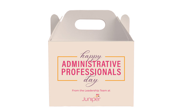 Administrative Professionals Day Gable Favour Box