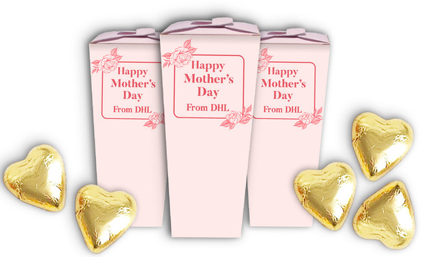 Sketched Roses Mothers Day Personalised Chocaboxes
