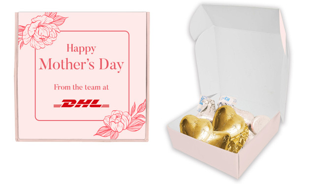 Sketched Roses Mothers Day Personalised Hugs And Kisses Box