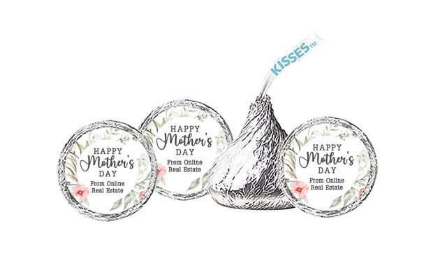 Native Flora Mothers Day Custom Hersheys Kisses