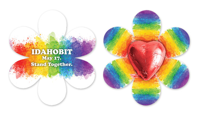 Custom IDAHOBIT Flower Card