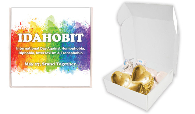 IDAHOBIT Personalised Hugs And Kisses Box