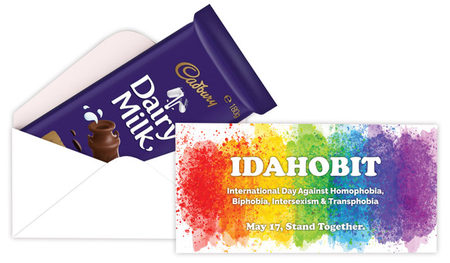IDAHOBIT Personalised Cadbury Bar Box (Box Only)