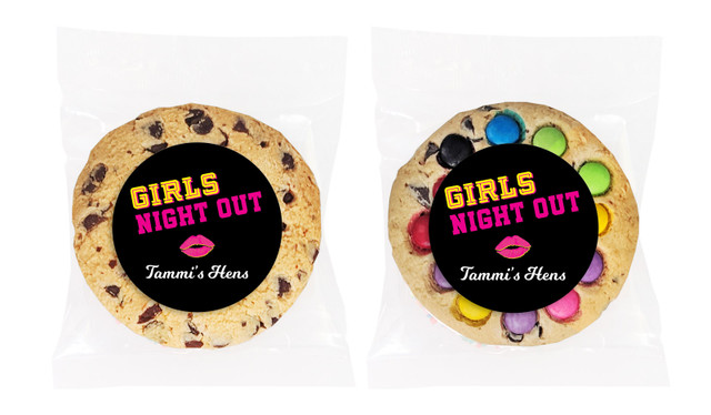 Bold Text Hens Night Branded Cookie