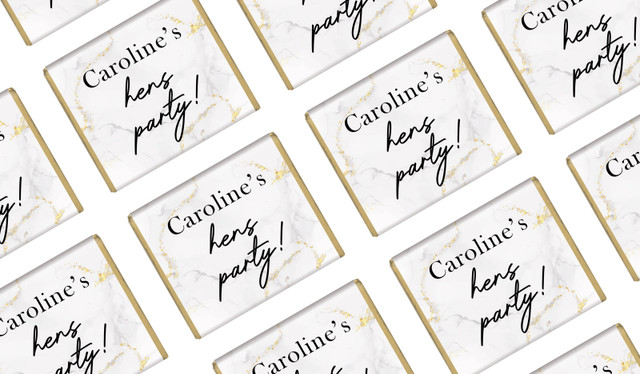 Classy Hens Night Custom Mini Chocolates