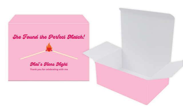 Perfect Match Hens Night Personalised Tuck Gift Box