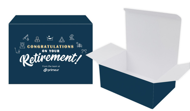 Icons Retirement Personalised Tuck Gift Box