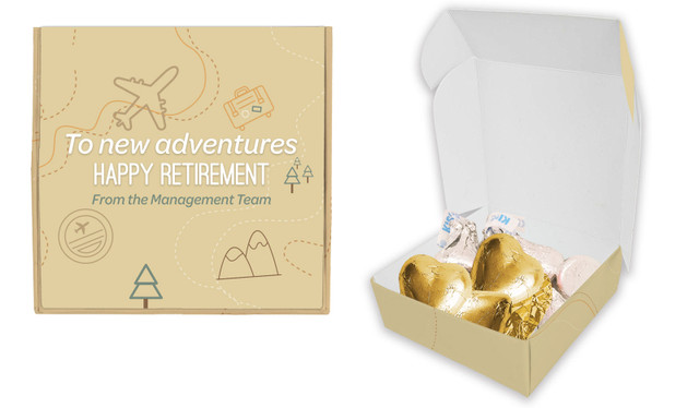 Travel Map Retirement Personalised Hugs And Kisses Box