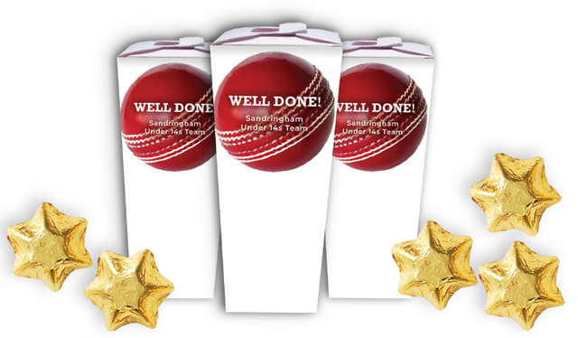 Cricket Ball Personalised Chocaboxes