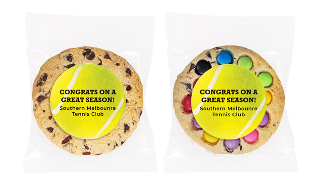 Tennis Ball Personalised Cookie
