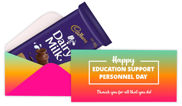 Education Support Personnel Day Cadbury Bar Box (Box Only)