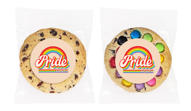 Retro Pride Personalised Cookie