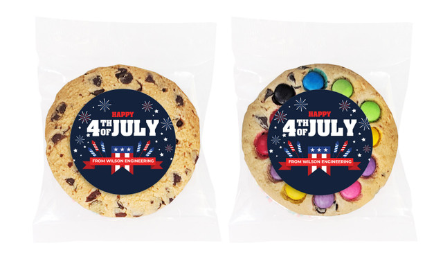 4th Of July Personalised Cookie