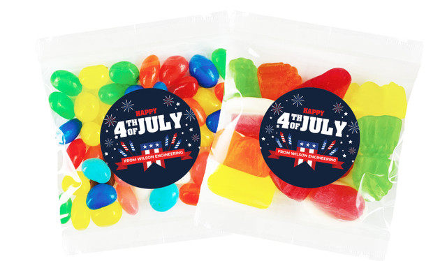 4th Of July Personalised Lolly Bag