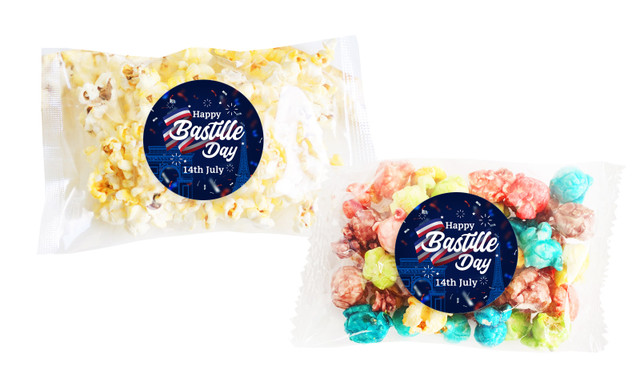 Bastille Day Personalised Popcorn Bag